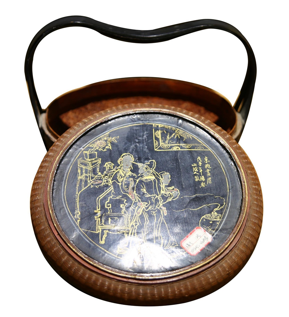 《京兆画眉》竹篮